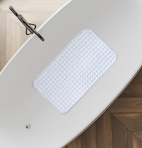 Splash Home Pop Bathtub Mat Non-Slip PVC - Clear
