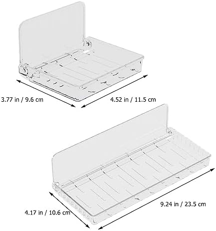 Alipis 2pcs Floating Shower Shelves Organizer