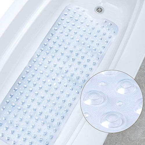 SOUGAO Extra Long Non-Slip Bath Mat with Suction Cups 40x100cm 1