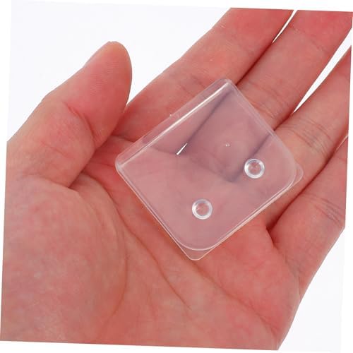 4 Pack ABS Shower Curtain Keepers Self Adhesive Clips