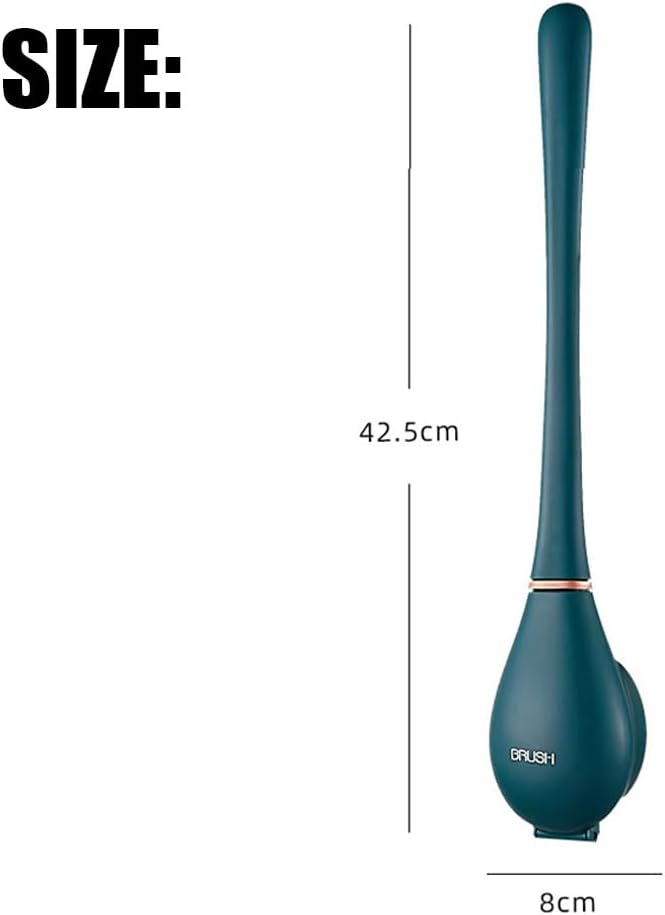 Lekxagabo Toilet Brush with Holder Green