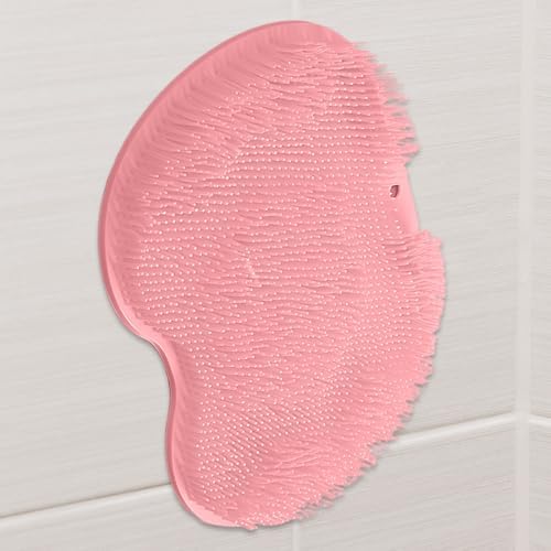 Non-Slip Back Bath Wash Pad - Quick-Dry Shower Foot Scrubber Mat 1