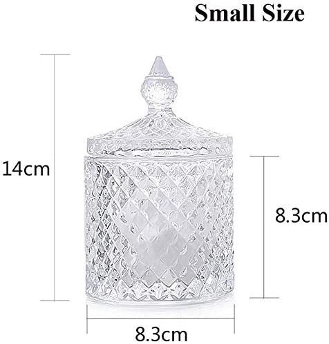 MINIBIRD Glass Jar Storage Organizer for Bathroom and Kitchen