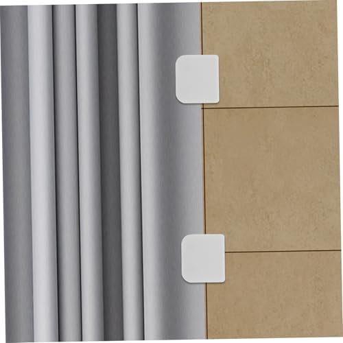 Alipis 4-Piece Shower Curtain Clips Non-Slip Self Adhesive