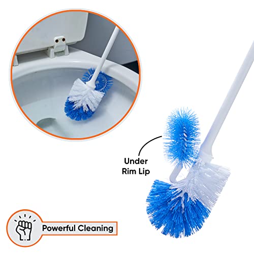 Superio Toilet Brush and Holder Set with Storage Caddy