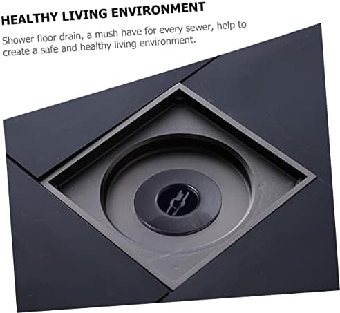DIYEAH Magnetic Shower Floor Drain Cover Odor-Proof Hair Catcher