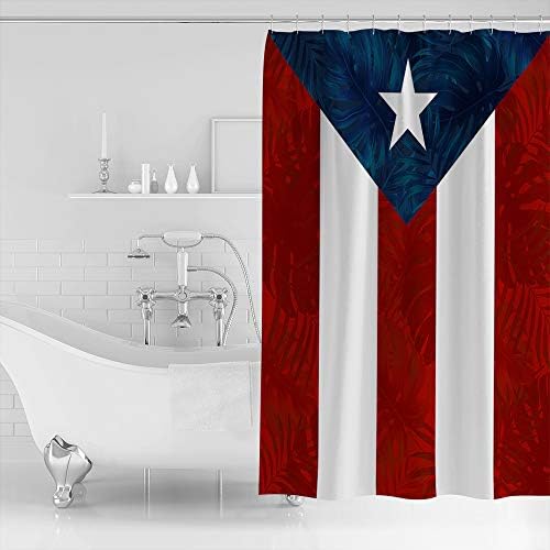 ZOE GARDEN Waterproof Shower Curtain Set with Hook 60x72