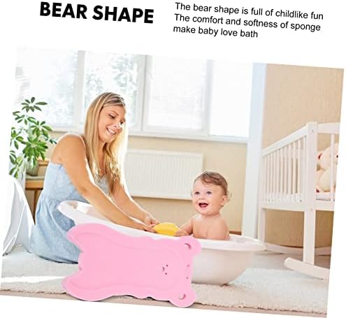 Beatifufu Newborn Bath Cushion with Mat Holder