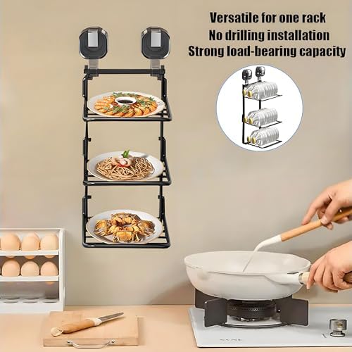 KINGFINGER 3 Tier Shower Caddy with Suction Cup 1