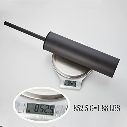 Luxury Freestanding Toilet Brush with Matte Black Finish