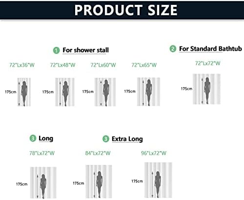 Eucalyptus Leaf Shower Curtain with 12 Hooks 1