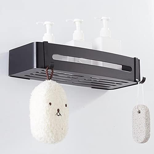 Shower Caddy Stainless Steel Wall Mounted Black Organizer