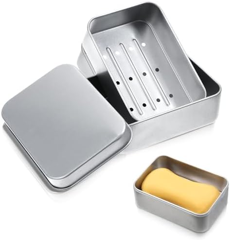 Piriuuo Travel Soap Container with Lid