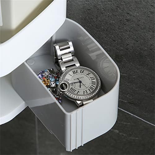 OWOT Adhesive Shower Caddy with 4 Hooks and Expandable Design
