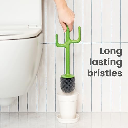 Vigar Cactus Toilet Brush Set with Holder 1