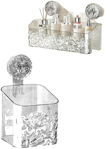 Light Luxury Style Suction Cup Shower Caddy