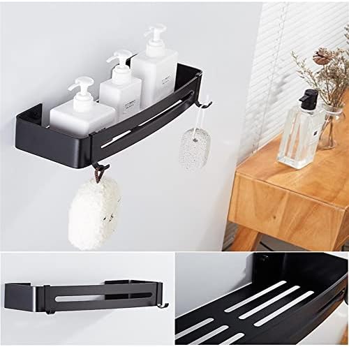 Shower Caddy Stainless Steel Wall Mounted Black Organizer