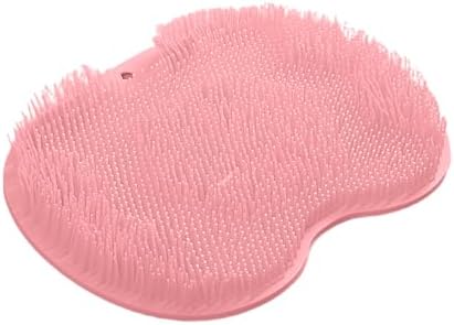 Non-Slip Back Bath Wash Pad - Quick-Dry Shower Foot Scrubber Mat 1