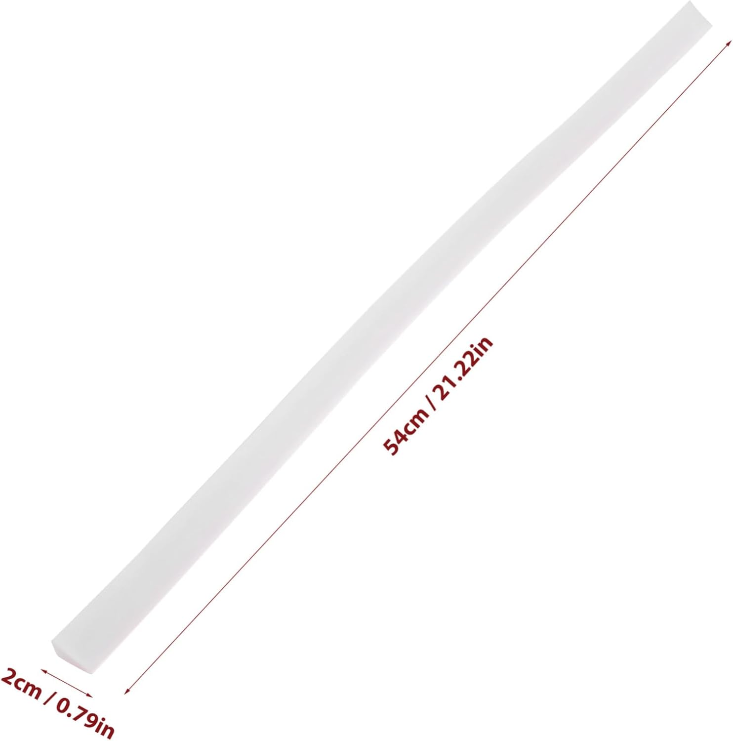 IWOWHERO 50cm Tub Drain Hair Catcher with Silicone Water Seal