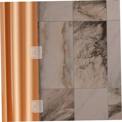 MAGICLULU No Drilling Shower Splash Clips for Curtain and Water Guard