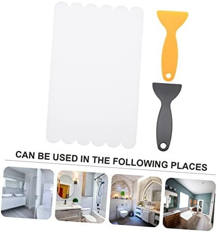Non-Slip Bathtub Stickers with Scrapers 6pcs
