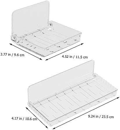 Zerodeko 2pcs Foldable Wall Towel Shelf No Drilling