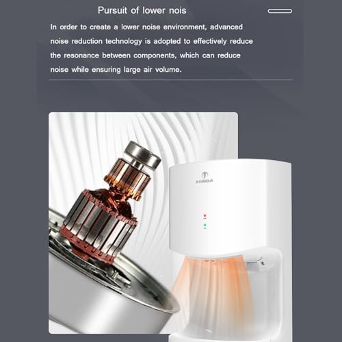 QIANMEI 1200W High Speed Hand Dryer with ColdHot Air and Auto Induction