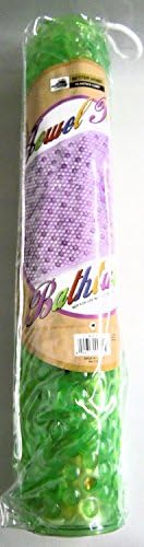 Jewel Tone Bubble Bathtub Mat - 16 x 28 Non-Slip Green