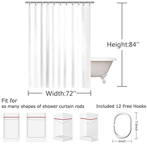 RosieLily Mountain Forest Shower Curtain Set 1