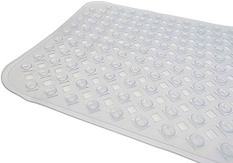 FixtureDisplays Bath Mat with Suction Cups 32x16 BPA Latex Phthalate Free