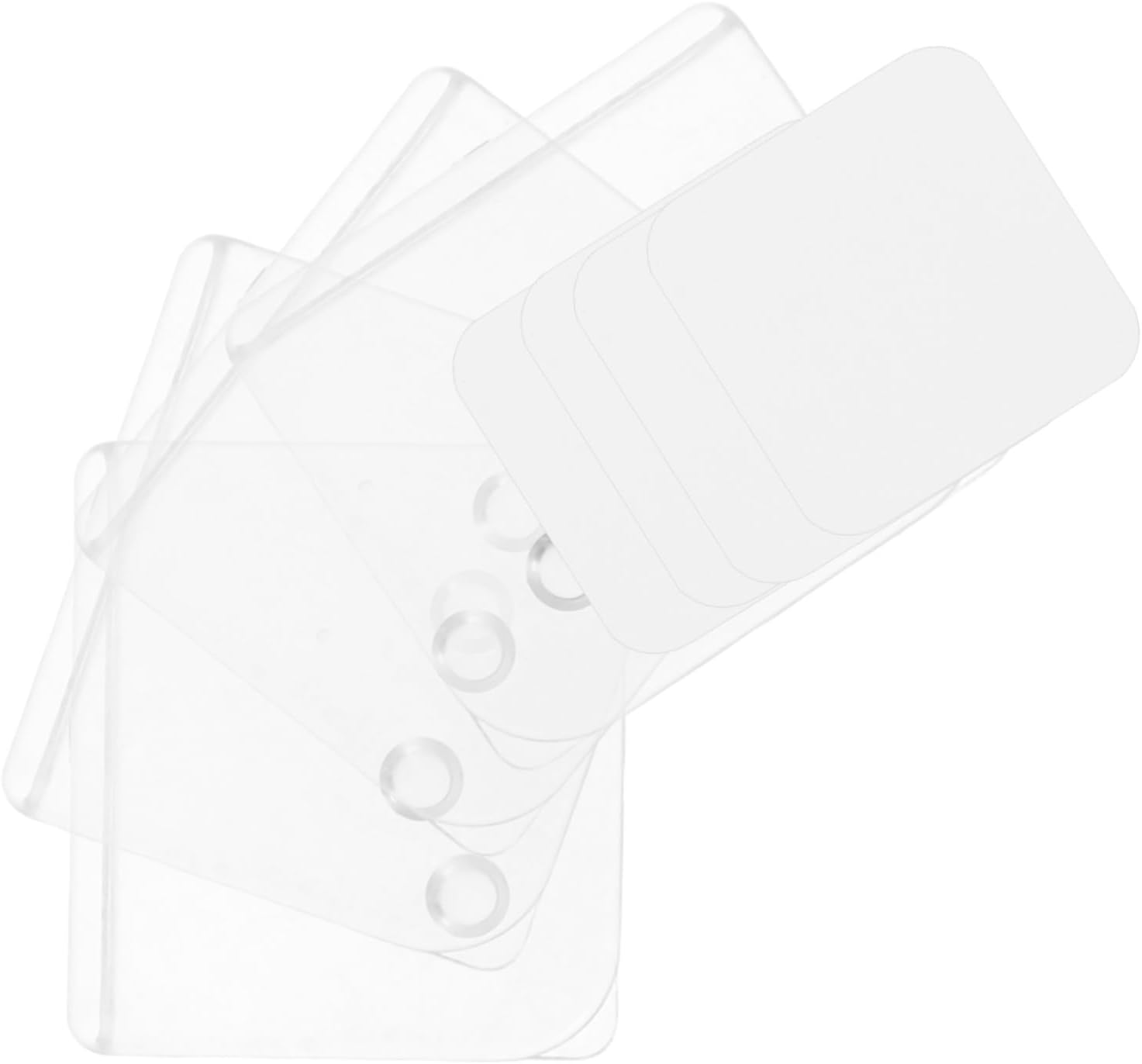 4 Pack ABS Shower Curtain Keepers Self Adhesive Clips