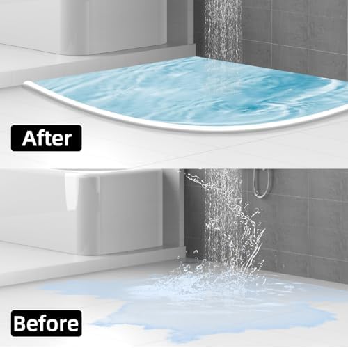 KNEELISA 39 Inch Collapsible Shower Water Barrier