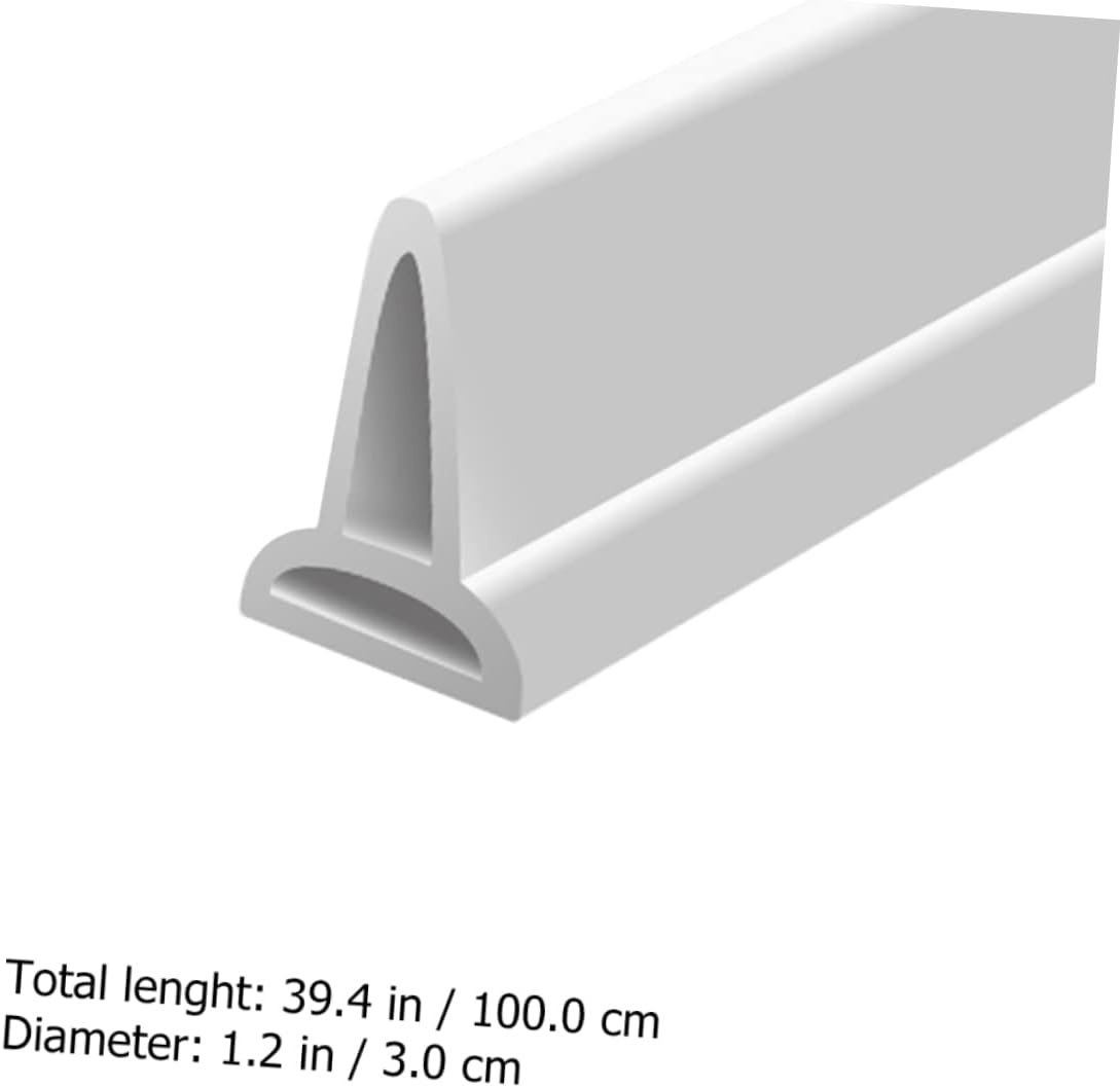 STOBOK Bendable Water Baffle Strip for Bathroom Wet Dry Separation