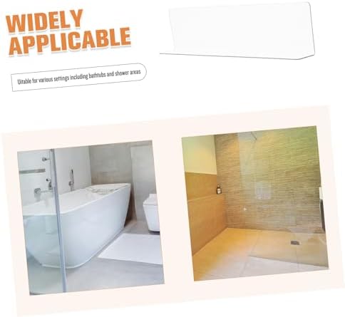 Alipis Anti-Splash Shower Tub Corner Protection PVC