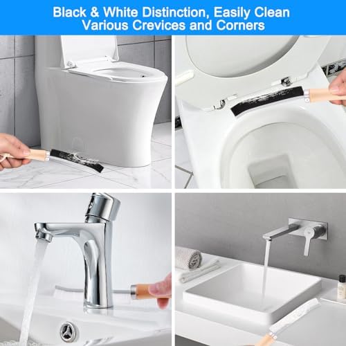 SAYAPE Toilet Brush Set with Crevice Cleaners 3 PCS
