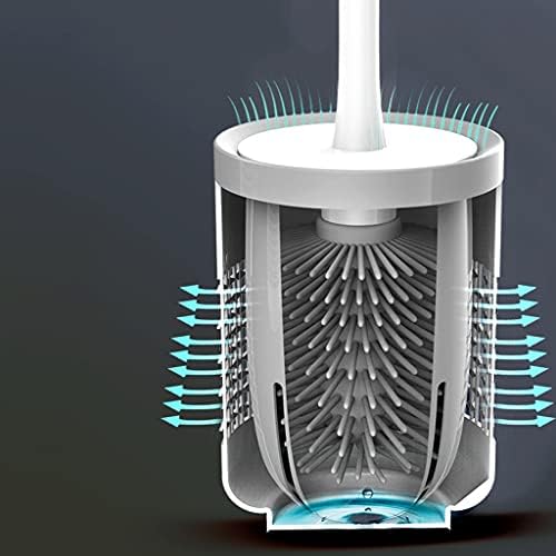 Stylish Toilet Brush with Holder for Easy Cleaning