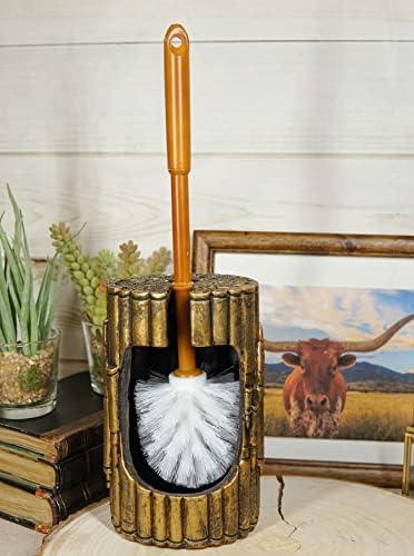 Ebros Gift Rustic Western Ammo Bullets Toilet Brush Set