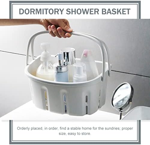 STOBAZA Portable Shower Storage Basket Organizer