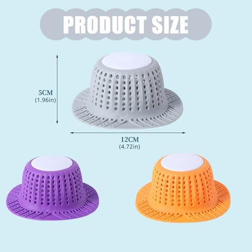 DIEKE Non-Deforming Silicone Bathtub Drain Stopper