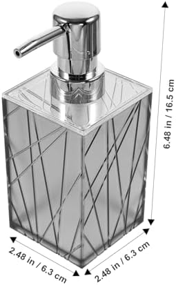 Garneck Bathroom Soap Dispenser Set with Shampoo Toothbrush Holder