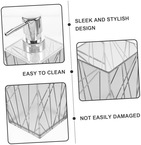 Yardenfun 1Set Transparent Bathroom Accessory Set 1