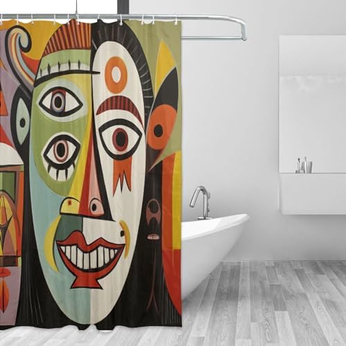 DAOWANGZUO Laughing Boy Shower Curtain Set