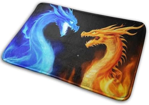 BoomDragon Anti-Slip Bathtub Mat with Quick Drying Absorbent Design