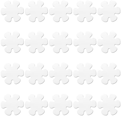 Zoolinn 20PCS Flower-Shaped Non-Slip Bathtub Stickers
