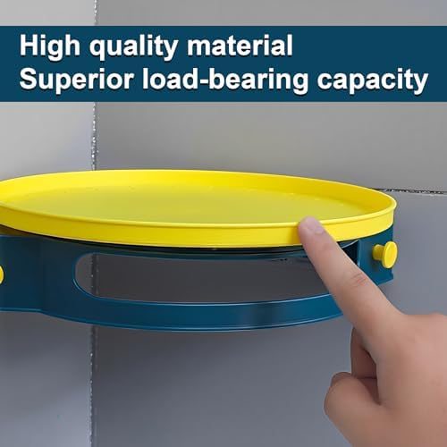 2 Pack Corner Shower Caddy 360 Rotating Rack