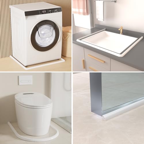 KNEELISA 39 Inch Collapsible Shower Water Barrier