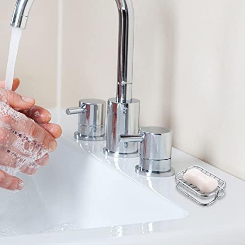 Patelai Stainless Steel Bar Soap Dish Self Draining