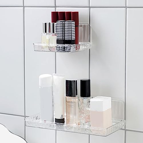 Alipis 2pcs Floating Shower Shelves Organizer