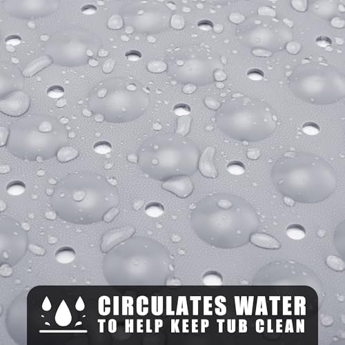 WANGRENL Non-Slip Bathtub Mat 2755 x 1574 Inches
