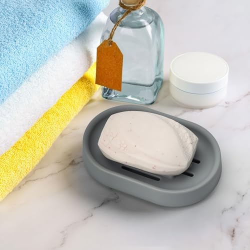 Topsky 2 Pack Soap Dishes with Drip Tray 1